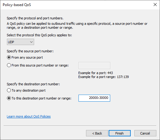 3. QoS and QoS Policies