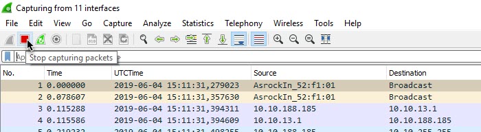 can wireshark captures be detected