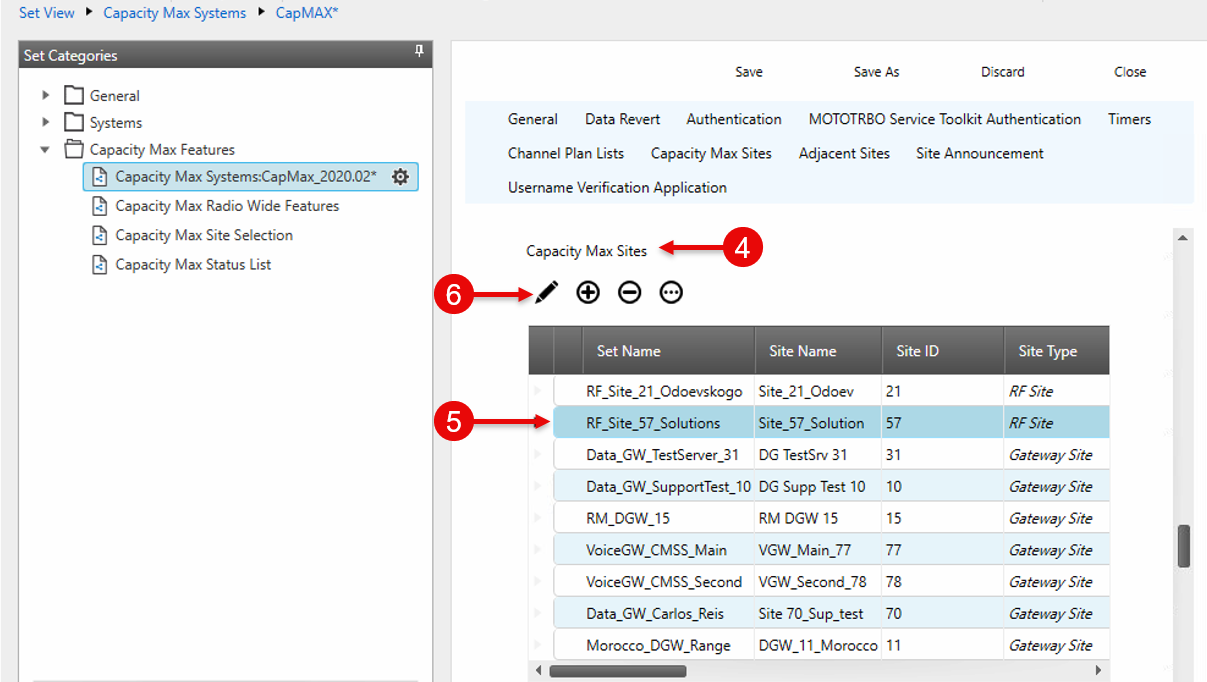 Site settings in CMSS