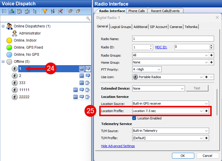 Assign profile to subscriber